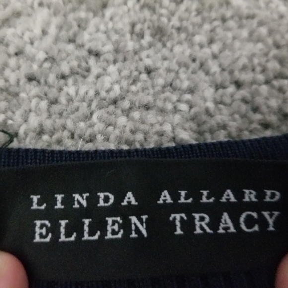 Linda Allen Ellen Tracy Blue Shirt - Picture 4 of 5